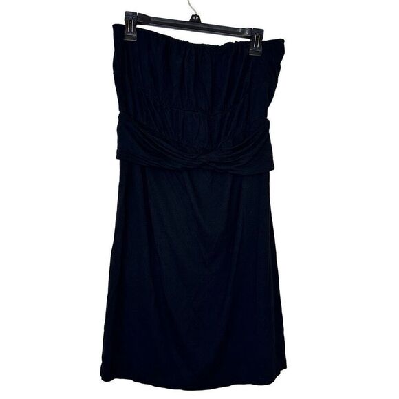 Juicy Couture Elasticized Strapless Mini Dress Black Medium - Picture 1 of 3